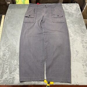VTG Y2K Cabelas Classic Fit Straight‎ Utility Pants Size 36x32 Faded Gray